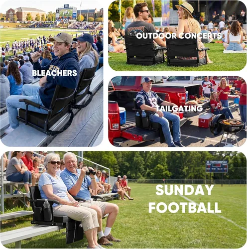 Vista 7 de Sekey Stadium Seats with Back Support & Arm Rest