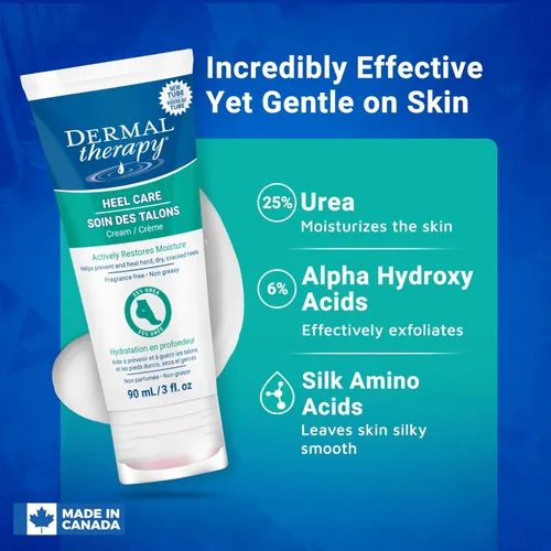 Vista 3 de Crema para talones Dermal Therapy, 3 onzas