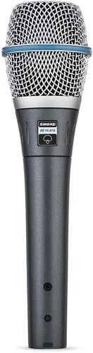 Vista 7 de Micrófono condensador SHURE para manejar aplicaciones vocales, Gris
