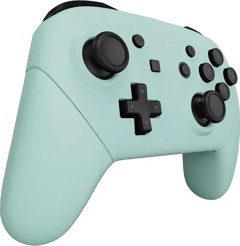 Vista 6 de eXtremeRate Light Cyan Faceplate Backplate Handles for Nintendo Switch Pro Controller, DIY Replacement Hand Grip Housing Shell Cover for Nintendo