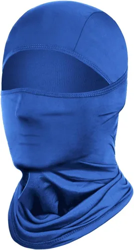 Vista 14 de Achiou - Pasamontañas con Máscara Facial, Máscara de Esquí para Hombres y Mujeres de Fútbol, Ligera Sheisty, Ninja Sheisty Capucha Solar UV