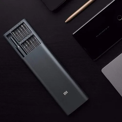 Vista 6 de Xiaomi Mi Juego de destornilladores de precisión, juego de 24 puntas de destornillador magnéticas, juego de herramientas de destornillador