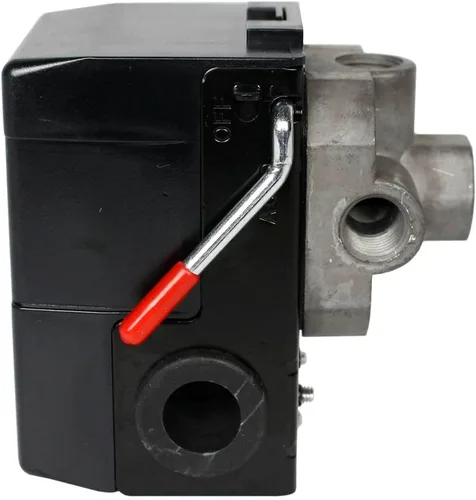 Vista 4 de Válvula de control resistente 140-175 PSI del interruptor de presión del compresor de aire de 4port 26 amperios