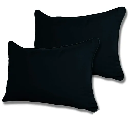 Vista 4 de Comfort Classics Sunbrella - Juego de 2 almohadas lumbares para exteriores e interiores (beige antiguo)