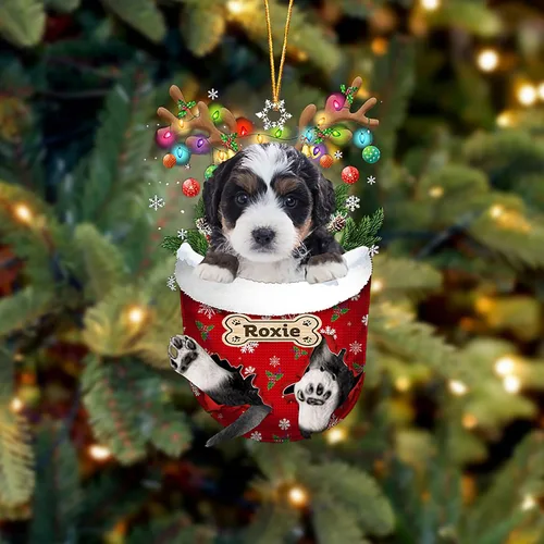Vista 8 de LOVELYPOD Adorno Personalizado de Perro Affenpinscher, Adornos de Navidad Affenpinscher Regalo para Amante de Perros, Adorno de Navidad Colgante