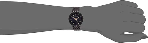 Vista 4 de Michael Kors Darci MK3337 reloj de cuarzo negro de acero inoxidable