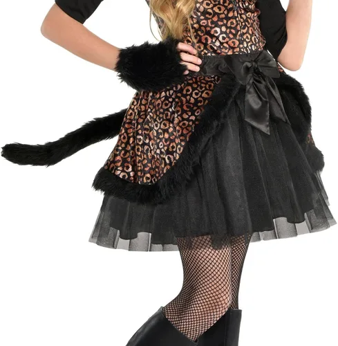 Vista 5 de amscan Girls Spot On Leopard Costume Set
