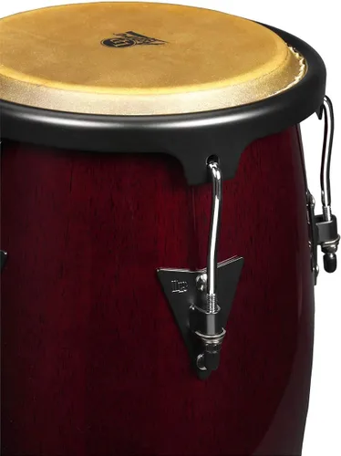 Vista 3 de Latin Percussion LPA646-DW Conga Tambor Madera Oscura/Negro