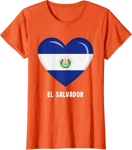 Vista 64 de Camiseta Bandera de El Salvador Camiseta salvadoreña