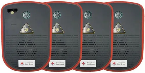 Vista 6 de American Red Cross AED Trainer con almohadillas adhesivas de gel para adultos y niños con estuche de transporte (individual) Dispositivo