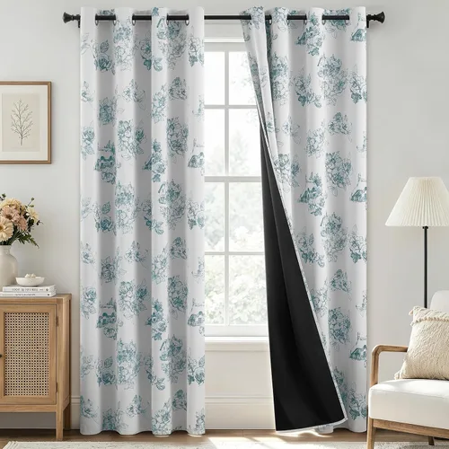 Vista 80 de SimpleHome - Cortinas opacas 100% para recámara, cortinas de ventana con ojales beige, con aislamiento térmico, cortinas de oscurecimiento