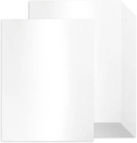 Vista 11 de Goefun - 100 hojas de papel brillante blanco brillante de 8.5 x 11 pulgadas de doble cara, papel metálico brillante de 32 libras (4.23 oz/m²)