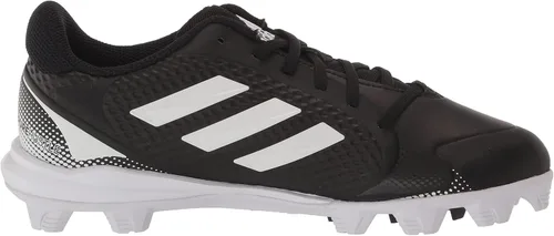 Vista 6 de adidas Purehustle 2 Md - Tenis de béisbol para mujer, Núcleo negro y blanco.