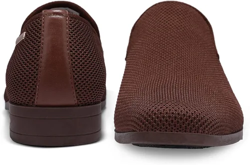 Vista 6 de UUBARIS Mens Velvet Loafers Slip-on Dress Shoes Fashion Style Driving Shoes Classic Tuxedo Shoes Casual Oxford Shoes
