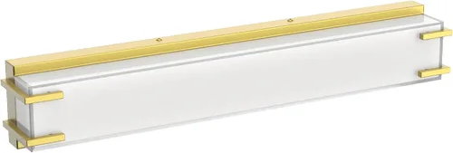 Vista 14 de Lámparas LED para baño sobre espejo, luz de tocador de 16 pulgadas con pantalla blanca lechosa, luz diurna 4000K, acabado cromado, barra de baño