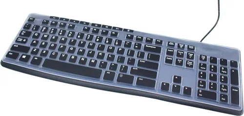 Vista 4 de Funda de teclado ultradelgada de silicona para PC de escritorio compatible con teclado inalámbrico Logitech MK295 MK275 MK270, teclado Logitech K200
