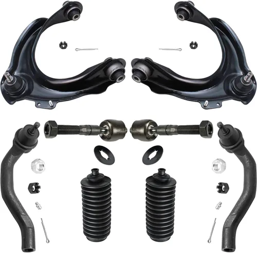 Vista 322 de Detroit Axle - Kit de brazos de control de extremo de 8 piezas para Toyota 2001-2003 Highlander 2002-2003 Camry Lexus ES300, 2 conjuntos de brazos
