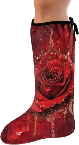 Vista 35 de Funda de fundición de pierna verde para pie de gato negro, funda decorativa para patas, regalo del día de San Patricio, debajo de la rodilla, manga