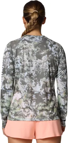 Vista 2 de Columbia womens Super Tidal Tee Long Sleeve Cypress Seamoss