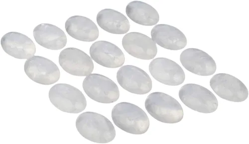 Vista 2 de mookaitedecor 12pcs Oval Cabujón Piedra Preciosa CAB Flatback Stone para la fabricación de joyas