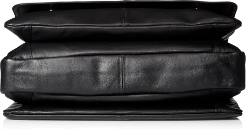 Vista 4 de Visconti - Funda de piel para negocios (tamaño grande), Negro), 658