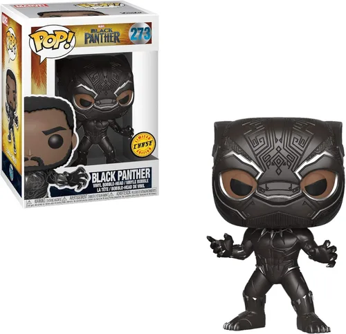 Vista 3 de Funko Pop! Marvel Black Panther 3.75 Chase Variant Figura de vinilo