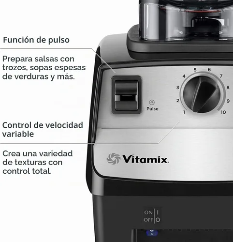 Vista 3 de Licuadora Vitamix 5300, Reconstruido certificado, Rojo