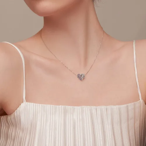 Vista 3 de VOROCO Sterling Silver Mom Charm Birthstone for Bracelets and Necklacesfront and back Consistent Infinity charms Heart for Mothers Birthday