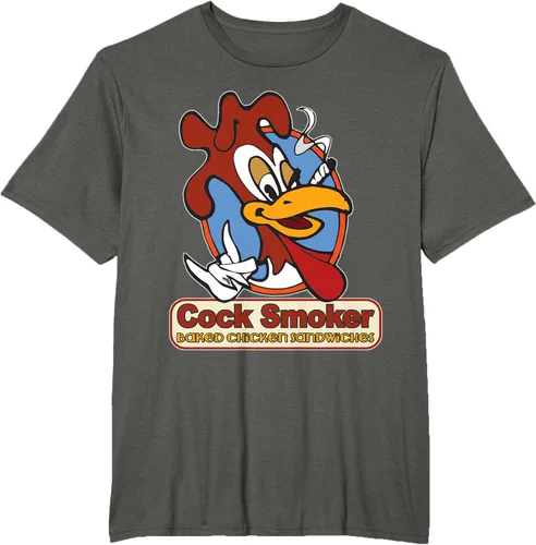 Vista 7 de Kevin Smith Jay & Silent Bob Reboot Cock Smoker Logo Dark Camiseta, Negro