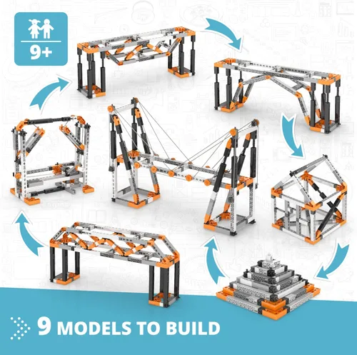 Vista 2 de Engino Descubriendo Stem Estructuras Construcciones & kit de construcción de puentes