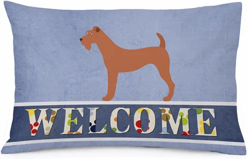Vista 22 de Caroline's Treasures BB8334PILLOWCASE AIDI Atlas Mountain Dog - Funda de almohada estándar, color azul, ligera, súper suave, de fácil cuidado