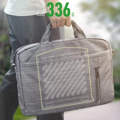 Vista 6 de Soporte para computadora portátil estable plegable ajustable multiángulo para computadora de escritorio con ventilación para Mackbook, Lenovo, Dell