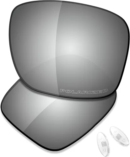 Vista 21 de SAUCER Premium Replacement Lenses & Nosepads for Oakley Holbrook Ti OO6048 UV400 Protection, Anti-Scratch, Precise Fit