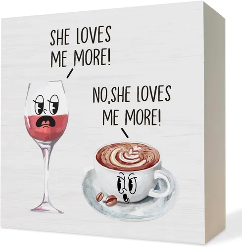 Vista 17 de Cartel de madera de champán rosa divertido, regalo de anfitriona de champán para mujeres, diseño de vino espumoso Grandmillennial, placa decorativa
