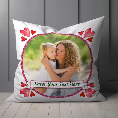 Vista 5 de Almohada personalizada para subir fotos del Día de la Madre para mujeres, almohada personalizada, regalos para mamá, regalos para mamá, carga