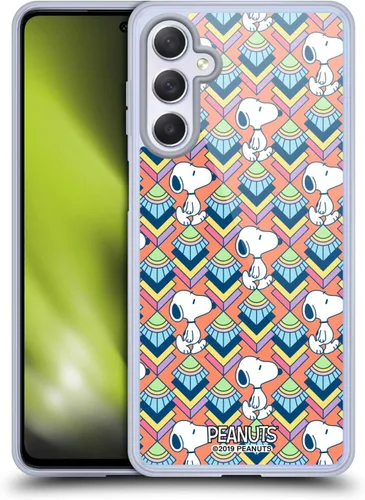 Vista 234 de Head Case Designs Snoopy Deco Dreams - Funda de gel con licencia oficial de Peanuts Blue Pattern [protección de grado militar] compatible con Google