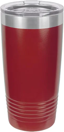 Vista 15 de Polar Camel Vaso aislado al vacío de acero inoxidable de 20 onzas (morado claro)