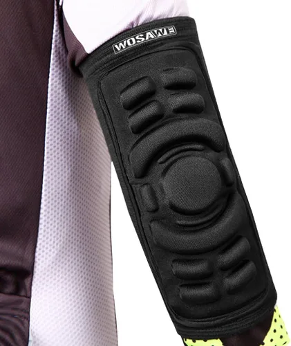 Vista 2 de Codera deportiva para mujer y hombre, protectores de apoyo transpirable, protector de manga de compresión de gel de silicona, coderas de brazo
