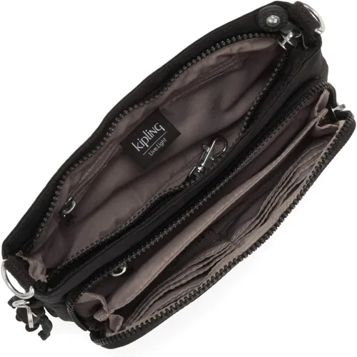 Vista 3 de Kipling Myrte - Bolso bandolera para mujer, Negro (Black Noir)), KI6955