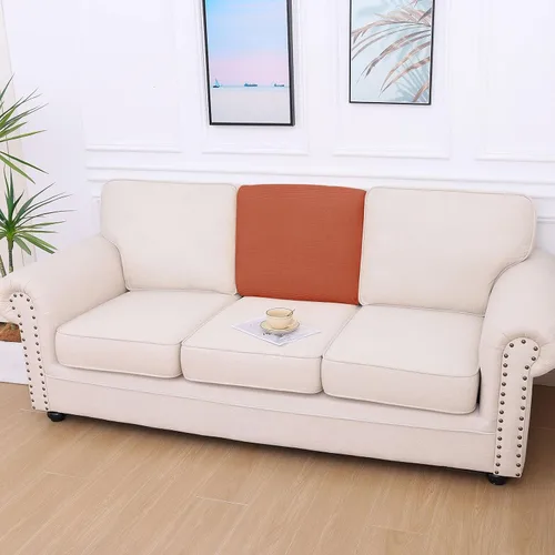 Vista 199 de hyha Fundas impermeables para sofá seccional, fundas de cojín Beige