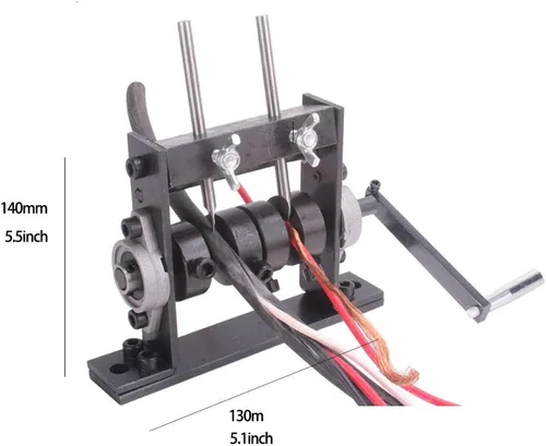 Vista 6 de Taladro eléctrico manual Máquina peladora de cables de doble propósito para reciclaje de chatarra de cobre (1-30mm/0.04"-1.18")