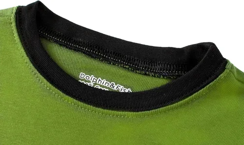 Vista 2 de DolphinFish Pijama para niños pequeños conjunto de pijama 100 algodón ropa de dormir para niños
