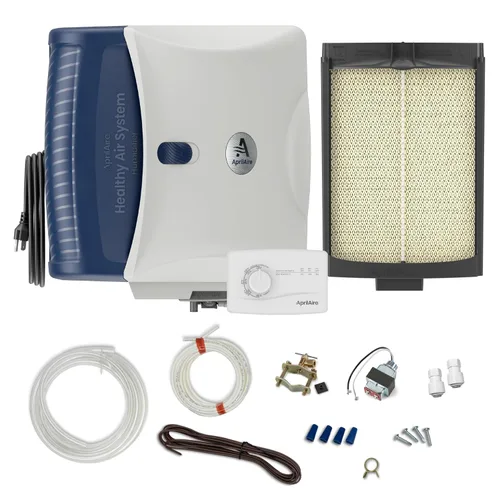 Vista 16 de AprilAire 700M Humidificador para toda la casa con ventilador incorporado, control manual, gran capacidad, hasta 5,300 pies cuadrados, 18GPD, gris