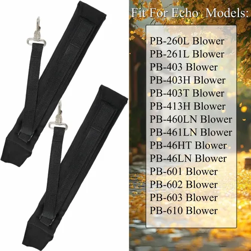 Vista 4 de Correas de soplador de mochila C061000100 compatibles con Echo PB260L PB261L PB403 PB413 PB4600 PB6000 PB601 PB602 PB603 Rep P021001770
