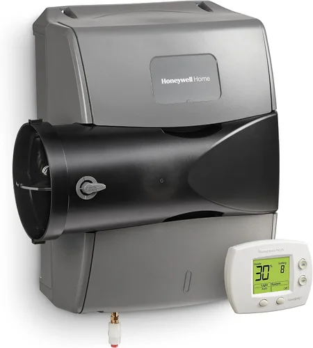 Vista 4 de Honeywell Home Humidificador para toda la casa y humidistato digital HE400A