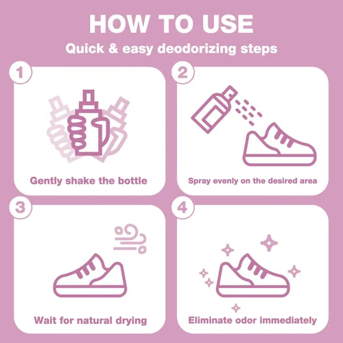 Vista 8 de Air Jungles Desodorizante en aerosol para zapatos, tamaño de viaje, aroma Flora Bliss, 2 onzas líquidas (paquete de 2) hasta 300 pulverizadores cada