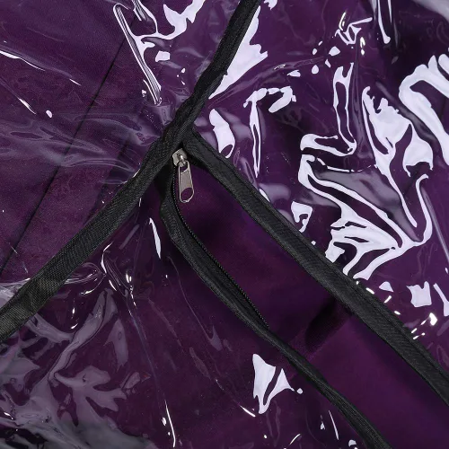Vista 6 de Cubierta de lluvia para cochecito de bebé, PVC, universal, resistente al viento, transpirable Protección contra el polvo, para cochecitos