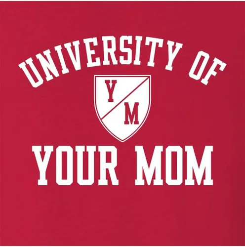 Vista 49 de Go All Out University of Your Mom - Sudadera con cuello redondo para hombre