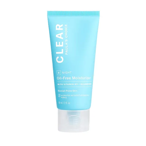 Vista 8 de Paula's Choice CLEAR Hidratante facial sin aceite, crema facial ligera para piel propensa al acné, ácido hialurónico, niacinamida que minimiza