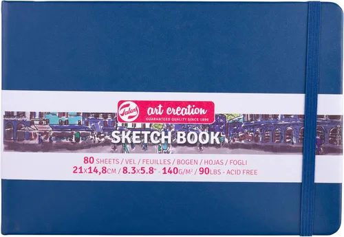 Vista 14 de Talens Art Creation Cuaderno de bocetos 80 hojas, 5.1 in x 8.3 in, negro